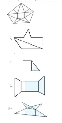 Choose a figure from the options ,which is embedded in the given questions figure .