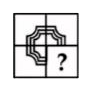 Which answer figure will complete the parttern in the question figure ?