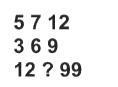 Study the given pattern carefully and select the number that can replace the question mark (?) in it.