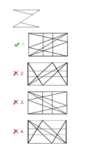 Identify the option in which the following figure is embedded (rotation is NOT applicable).