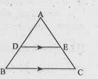 triangle ABC ಯಲ್ಲಿ DE||BC, DE =5 cm, BC =8cm ಮತ್ತು
AD =3.5 cm ಆದರೆ AB ಉದ್ದವು .