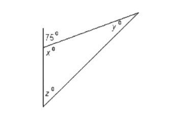 In the figure above, one side of a triangle is extended. Which of the following is true?