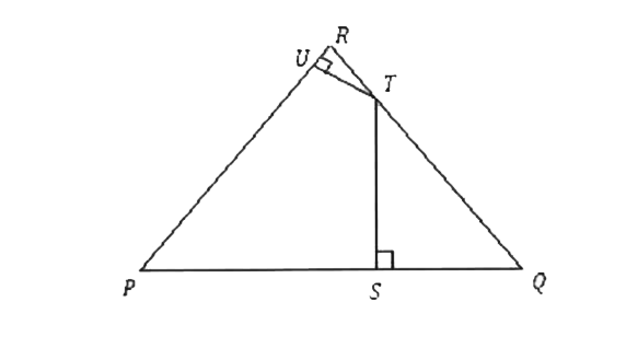 Triangle PQR above is equilateral with PQ = 44. The ratio ST to TU is 8:4. What is the length of bar(SQ)?