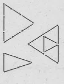 Try to construct triangles using match sticks. Some are shown here. Can you make a triangle with (c) 5 matchsticks?     (Remember you have to use all the available matchsticks in each case) Name the type of triangle in each case. If you cannot make a triangle, think of reasons for it.