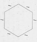 The side of a rehular hexagon (Fig.) is denoted by l. Express the perimeter of the hexagon using l.(Hint : A regular hexagon has all its six sides equal in length.)