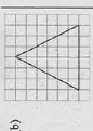 Copy the triangle in each of the following figures on squared paper. In each case, draw the line(s) of symmetry, if any and identify the type of triangle. (Some of you may like to trace the figures and try paper-folding first!) (b)