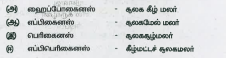 கீழ்க்கண்டவற்றுள் தவறான இணையைக் கண்டறி?