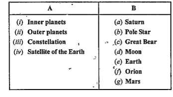 Match items in column A with one or more items in column B