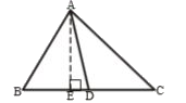 In Delta ABC, D is the midpoint of bar(BC).        bar(AD) is the