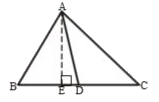 In Delta ABC, D is the midpoint of bar(BC).        bar(AE) is the