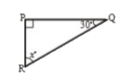 Find the value of the unknown 'x' in the following triangles.