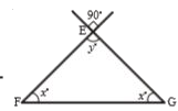 Find the values of unknows 'x' and 'y' in the following diagrams.