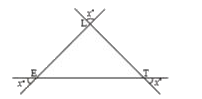 Find the values of unknows 'x' and 'y' in the following diagrams.