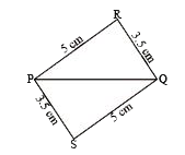 In adjacent figure,  correct the answer       Delta PQR ~= Delta QPS