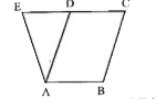 The given figure shows an equilateral triangle AED which shares a side AD with parallelogram ABCD. The lengths of adjacent sides AB and BC are 50 cm and 35 cm respectively.      The perimeter of the figure ABCE is (in cms)