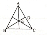 In the given figure, if G is the centroid of triangle ABC and l(BG) =4 l(GD)=