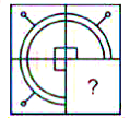 Which answer figure will complete the pattern in the following question figure?