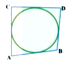 In the figure, a circle touches all the four sides of a quadrilateral ABCD whose sides AB= 6.5 cm, BD= 5.4 cm and CD = 5.3 cm . The length of AC is :
