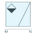 If a mirror is placed on the line MN, then which of the answer figures is the right image of the given figure?