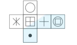 Which of the following cube in the answer figure cannot be made based on the unfolded cube in the question figure?