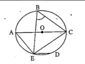 চিত্রে ED হলো ব্যাস AC এর সমান্তরাল। /CBE=65^@ হলে /DEC=?
