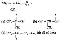 Write the product formed in the reaction