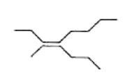 निम्न एल्कीन का IUPAC नाम लिखिये