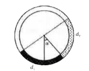 एक वृत्ताकार नली ऊर्ध्वाधर तल में है। दो द्रव, जो एक दूसरे से मिश्रित नहीं होते तथा जिनका घनत्व d(1) एवं d(2) हैं, नली में भरे गये हैं। प्रत्येक द्रव केन्द्र पर 90° का कोण अंतरित करता हैं। उनके अंत पृष्ठ को जोड़ने वाली त्रिज्या ऊर्ध्वाधर से alpha कोण बनाती हैं। अनुपात d(1)//d(2) है
