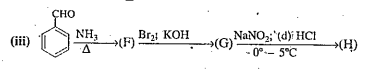 What are (A) to (J) in the following reaction sequence?