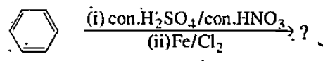 Identify the major product :