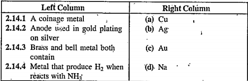 Match the column: