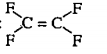 Name the monomer of Teflon with structure. C2F4 :