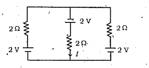 Determine the value of I in the circuit.