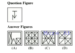 From the given answer figures, select the one in which the question figure is hidden embedded.