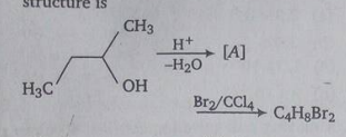In the following reaction, number of possible structure is