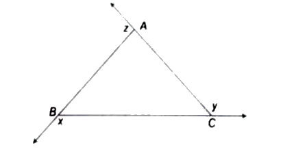 आकृति में x+ y + z का मान है