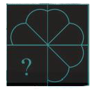 A piece of paper is cut as shown in the following figure, in which a part of the picture is missing. From the given answer figures, select the appropriate part which is missing?