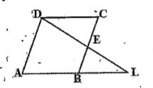In the given figure, AL|\|DC E is mid point of BC. Show that triangleEBL~=triangleECD