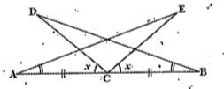 Use the information given in the adjoining figure, to prove triangleDBC~=triangleEAC