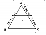 In the following figures DE|\|BC. ii) (Picture)  Find AD.
