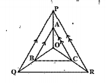 In the given figure, A, B and C are points on OP,OQ and OR respectively that AB|\|PQ and AC|\|PR. Show that BC|\|QR.