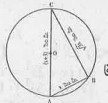 ప్రక్కపటంలో 'O' వృత్త కేంద్రము 
మరియు AC = (x+ 3) సెం.మీ. AB = x సెం.మీ.
BC = sqrt3xసెంమీ అయిన x విలువ కలిగిన వర్గ
సమీకరణం ......
