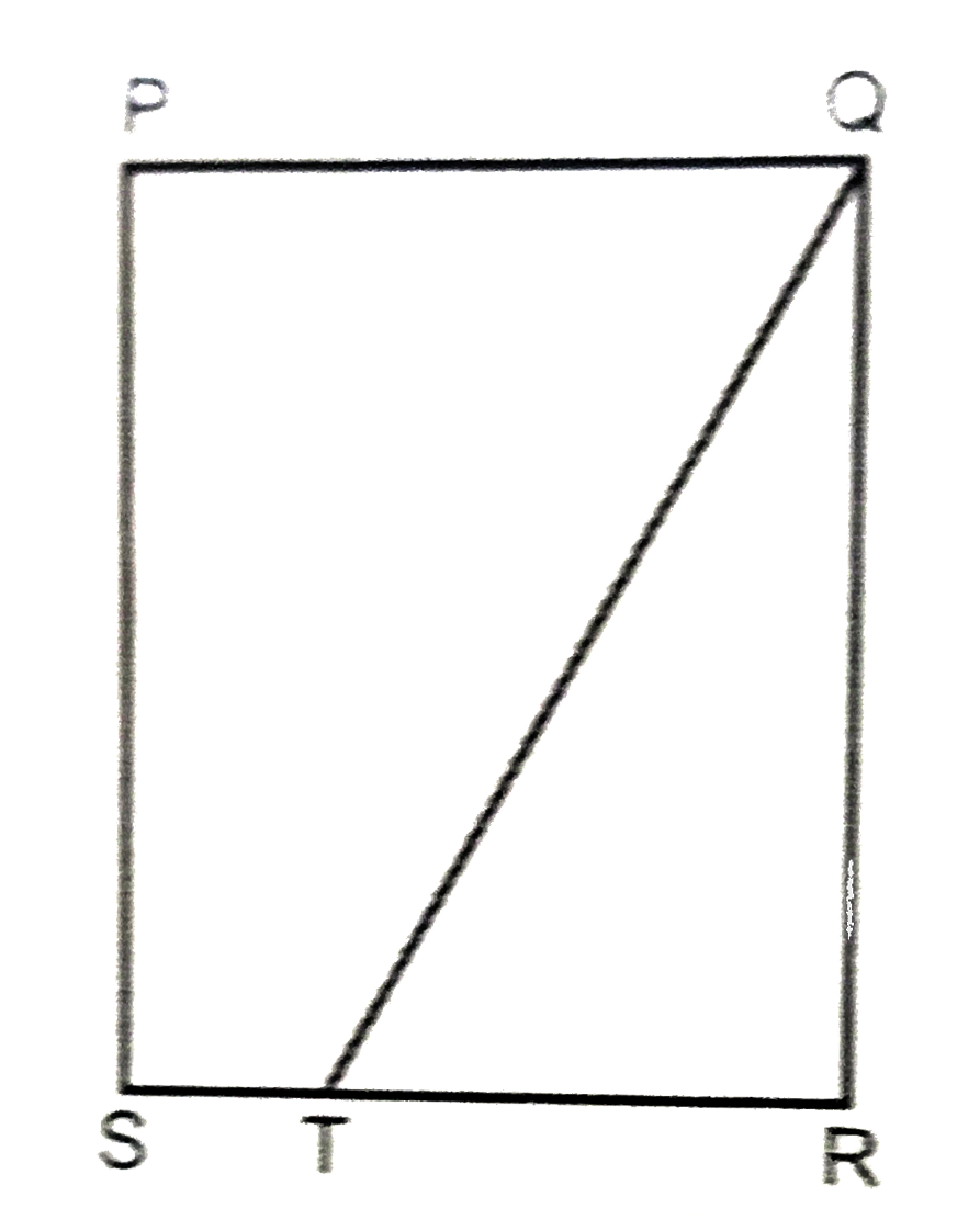 PQRS is a rectangle. T is a point on RS such that ST=2. If the area of the triangle QRT is 24 and QR : RS=2 : 1, what  is the measure of QR?