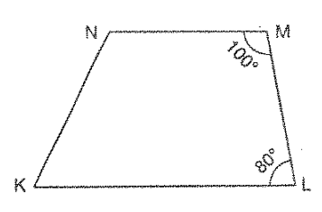Explain how this figure is a trapezium.
  Which of its two sides are parallel? (Fig 3.32)