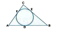 A circle in inscribed in a Delta ABC  having sides 8 cm , 10 cm and 12 cm in Fig  Find AD, BE and CF.