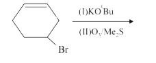 The major product(s) obtained in the following reaction is/are :