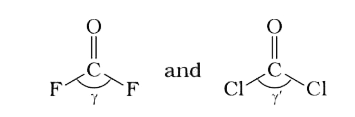 Correct order of bond angles in the given compounds is/are