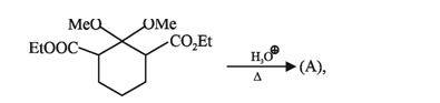 The molecular weight of the organic product (A) is: