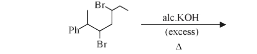 The major product of the following reaction is: