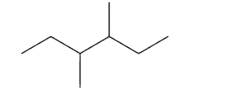 Number of monobromination products possible for the given hydrocarbon [without stereo isomers]